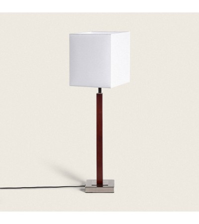 Lampe à Poser Bois et Métal Lizza