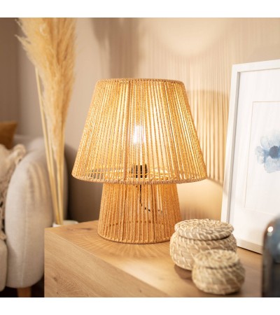 Lampe à Poser Papier Tressé Kalla Gardenia - 90797 - vue 5