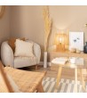 Lampe à Poser Papier Tressé Kalla Gardenia - 90797 - vue 6