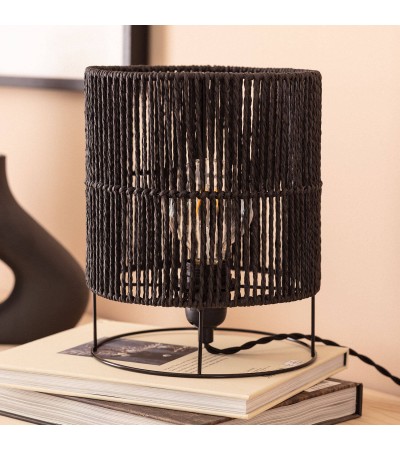 Lampe à Poser Papier Tressé Khalo - 91349 - vue 7
