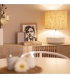 Lampe à Poser Porcelaine et Tissu Monduver - 64211 - vue 4