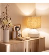 Lampe à Poser Porcelaine et Tissu Monduver - 64211 - vue 5