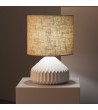 Lampe à Poser Porcelaine et Tissu Monduver - 64211 - vue 6
