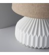 Lampe à Poser Porcelaine et Tissu Monduver - 64211 - vue 7