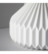 Lampe à Poser Porcelaine et Tissu Monduver - 64211 - vue 8
