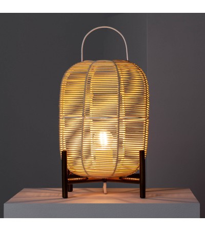 Lampe à Poser Rotin Igloo - 64112 - vue 6