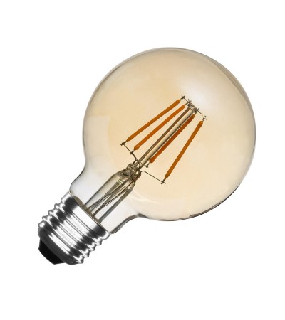 Ampoule LED Filament E27 6W 600 lm Dimmable G80 Gold