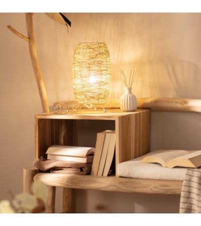 Lampe à Poser Rotin Yumurta - 64115 - vue 6