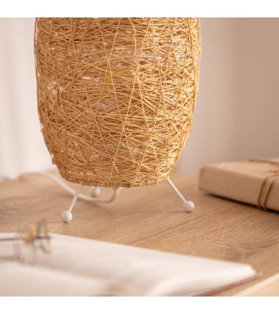 Lampe à Poser Rotin Yumurta - 64115 - vue 8
