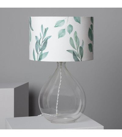 Lampe à  Poser Textile et Verre Verdy