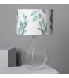 Lampe à Poser Textile et Verre Verdy - 93594 - vue 3