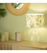 Lampe à Poser Textile et Verre Verdy - 93594 - vue 4