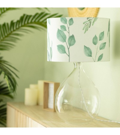 Lampe à Poser Textile et Verre Verdy - 93594 - vue 5