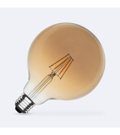 Ampoule LED Filament E27 6W 600 lm G125 Gold