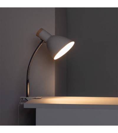 Lampe de Bureau Flex Métal Benzal avec Pince - 75317 - vue 6