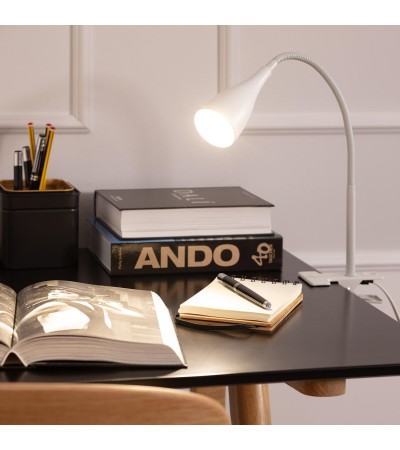 Lampe de Bureau Flex Métal Dandy avec Pince - 77085 - vue 2