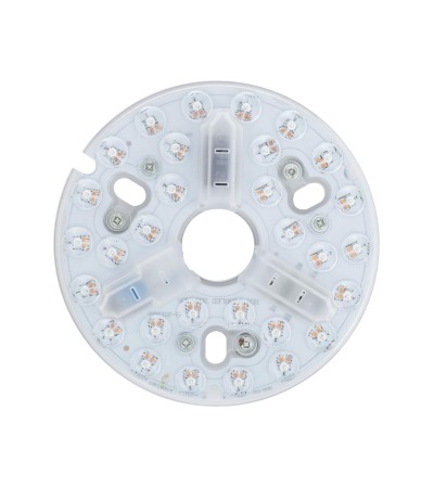 Eclairage de Rechange pour Ventilateur de Plafond LED 15W 220V CCT PCB avec Aimant