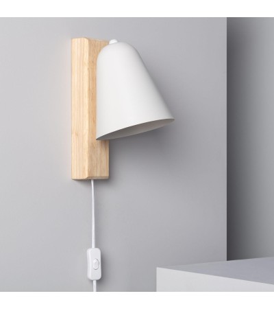 Lampe Murale Bois et Métal Mysen