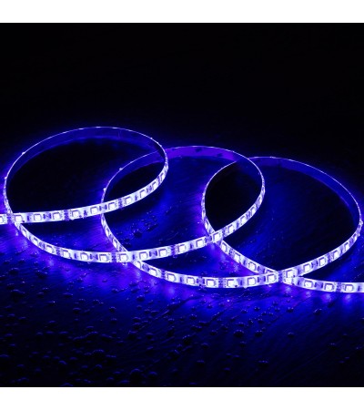Ruban LED 12V RGB SMD 60 LED/m 5m 9W/m Largeur 10mm Coupe 5cm IP65 - 107595 - vue 7