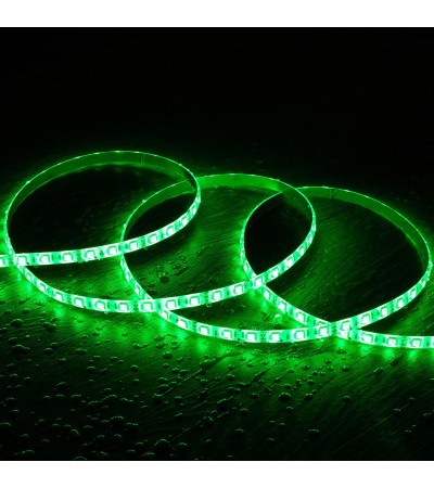 Ruban LED 12V RGB SMD 60 LED/m 5m 9W/m Largeur 10mm Coupe 5cm IP65 - 107595 - vue 9
