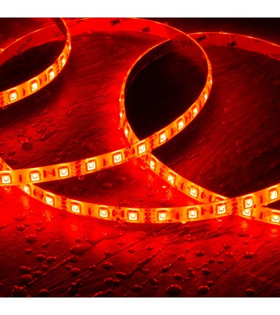 Ruban LED 12V RGB SMD 60 LED/m 5m 9W/m Largeur 10mm Coupe 5cm IP65 - 107595 - vue 12