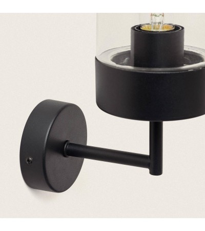 Lampe Murale Extérieure Métal et Verre Gerber - 102573 - vue 4
