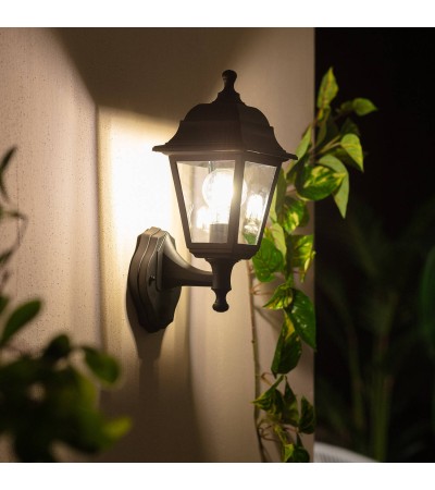 Lampe Murale Extérieure Mini Villa Noire - 4392 - vue 7