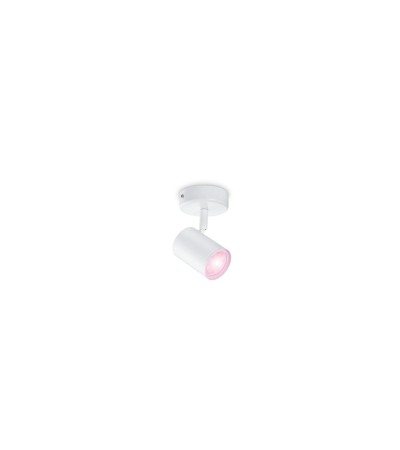 Lampe Murale LED Dimmable RGB Smart WiFi+Bluetooth 4.9W Un Spot WiZ Imageo - 86567 - vue 1