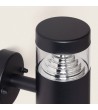 Lampe Murale LED Extérieure 5W Acier Inoxydable Inti Black - 90902 - vue 3