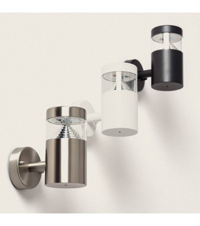 Lampe Murale LED Extérieure 5W Acier Inoxydable Inti Black - 90902 - vue 6