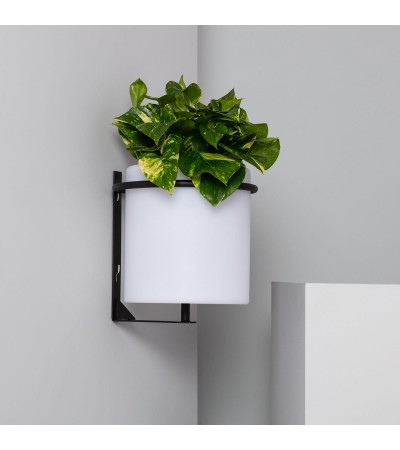 Lampe Murale LED Extérieure Jardinière RGBW 22cm Rechargeable IP65