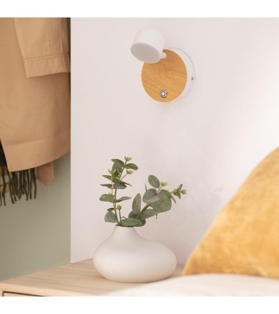 Lampe Murale LED Métal 5W Serifos avec Interrupteur