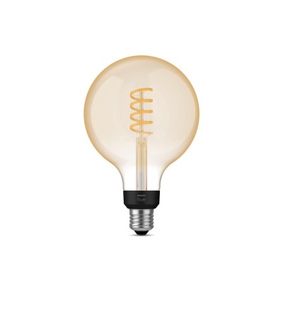 Ampoule LED Filament E27 7W 550 lm G125 Hue White Ambiance - 85905 - vue 5