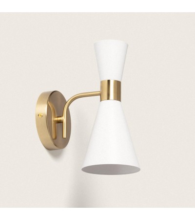Lampe Murale Métal Blanc Jigger