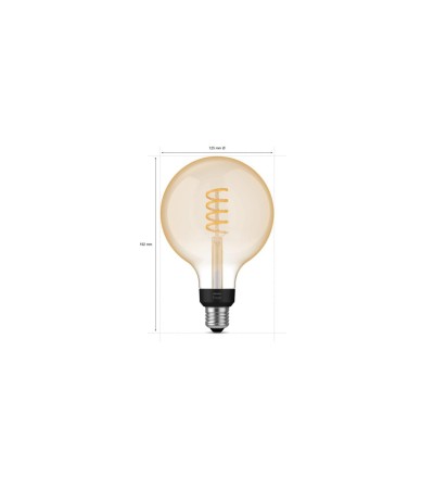 Ampoule LED Filament E27 7W 550 lm G125 Hue White Ambiance - 85905 - vue 8