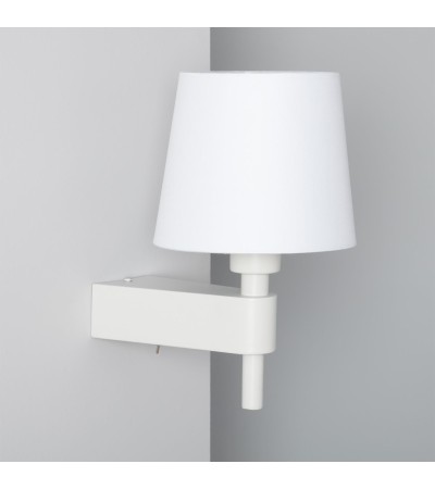 Lampe Murale Métal et Tissu Chini