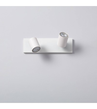 Spot à Douille Double en Saillie Orientable Aluminium Gylu à Ampoule GU10 - 78196 - vue 8