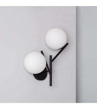 Lampe Murale Métal et Verre Balts