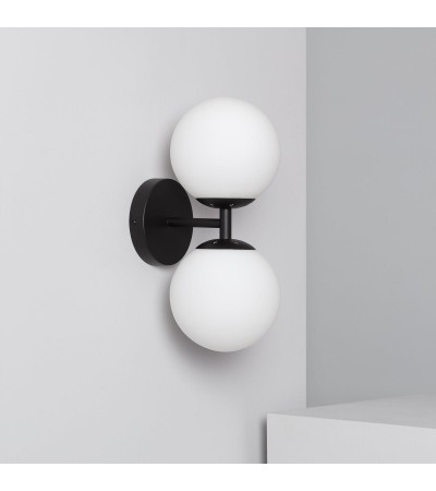 Lampe Murale Métal et Verre Balts Duplo