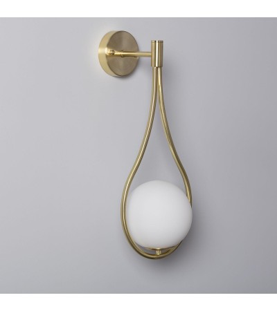Lampe Murale Métal et Verre Moonlight