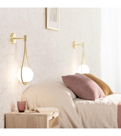 Lampe Murale Métal et Verre Moonlight - 80626 - vue 2