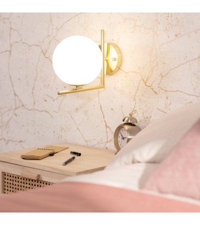 Lampe Murale Métal et Verre Moonlight Design - 83832 - vue 5