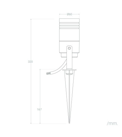 Spot Extérieur GU10 Aluminium sur Piquet Jambi - 104359 - vue 6