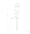 Spot Extérieur GU10 Aluminium sur Piquet Jambi - 104359 - vue 6