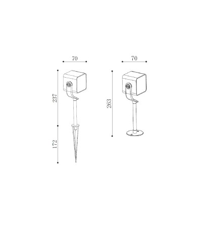 Spot Extérieur LED 11W avec Piquet Attex - 114134 - vue 4