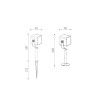 Spot Extérieur LED 11W avec Piquet Attex - 114134 - vue 4