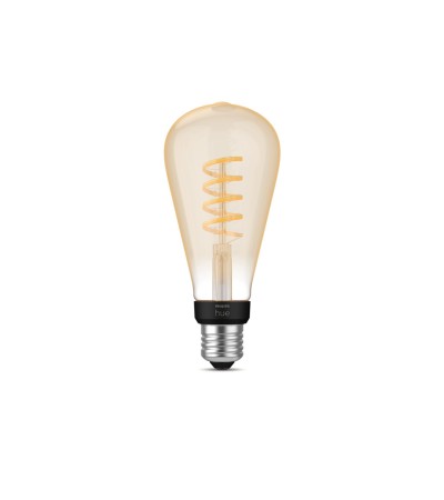 Ampoule LED Filament E27 7W 550 lm ST72 Hue White Ambiance - 85899 - vue 3