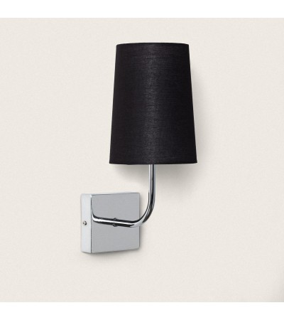 Lampe Murale Métal Silver-Wollen Conne