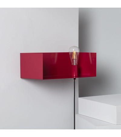 Lampe Murale Métal Utala avec Etagère