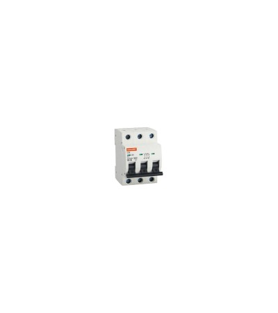 Disjoncteur Résidentiel 3P-32A-6kA Courbe C MAXGE Alpha+ - 687 - vue 1